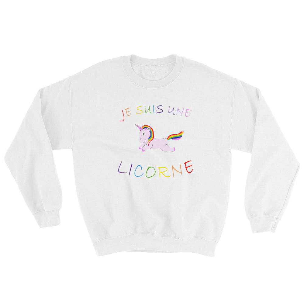 Sweat Je suis une Licorne