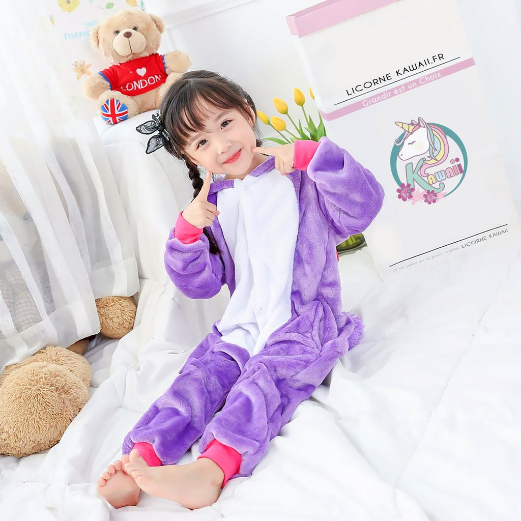 Pyjama Licorne Fille 🦄 meilleur combinaison kigurumi animal